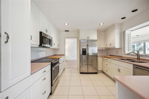 Interior, Kitchen, Recessed Lighting, Stainless Steel Appliances