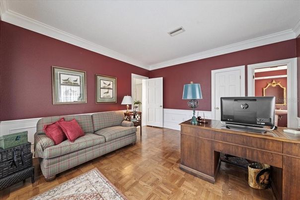 Home Office, Interior, Wood Texture Flooring