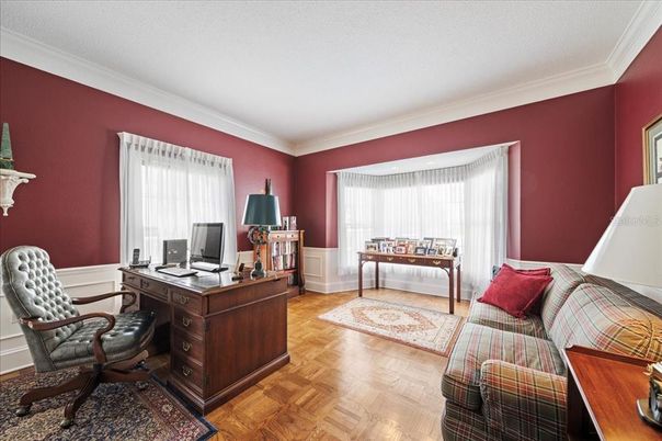 Home Office, Interior, Wood Texture Flooring