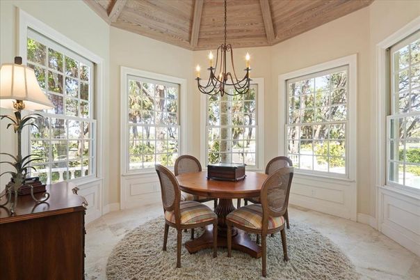 Chandelier, Dining room, Interior, Wooden Ceilings