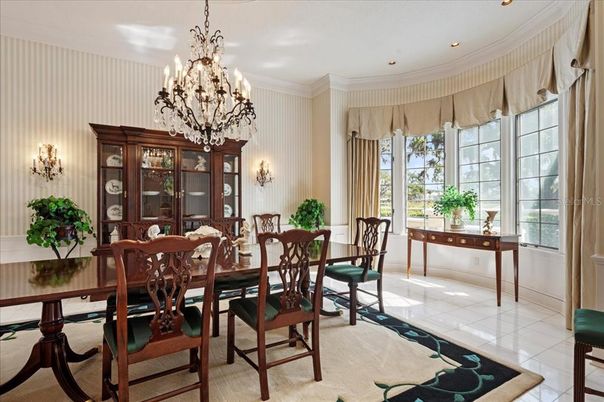 Chandelier, Dining room, Interior, Recessed Lighting