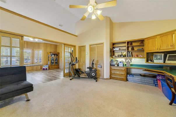 Fitness Equipment, Interior, Wood Texture Flooring