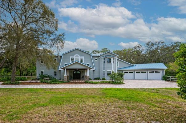 Attached, Backyard, Exterior, Facade, Farmhouse