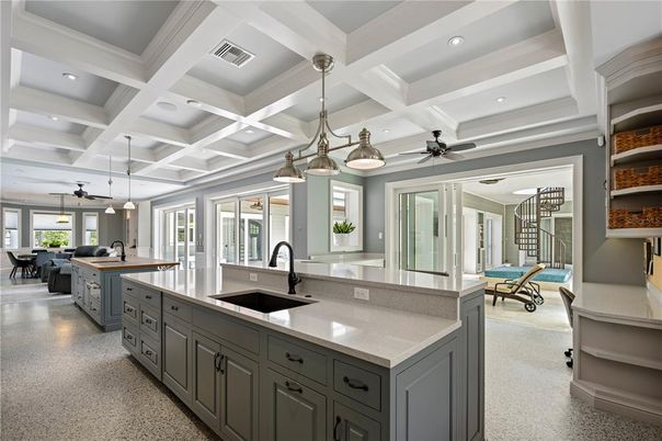 Interior, Kitchen, Pendant Lights, Recessed Lighting