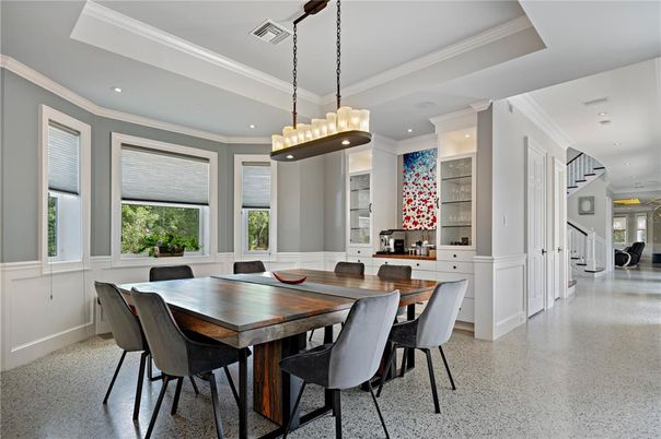 Chandelier, Dining room, Interior, Pendant Lights, Recessed Lighting
