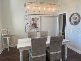 Chandelier, Interior, Wood Texture Flooring