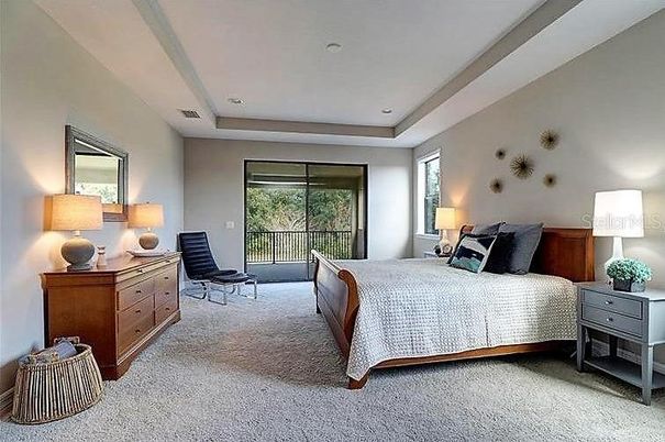 Bedroom, Interior, Recessed Lighting