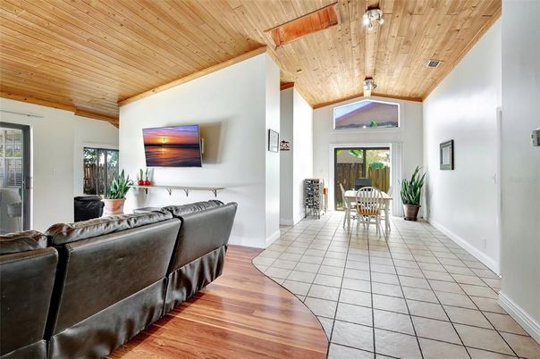 Dining room, Interior, Living room, Wooden Ceilings, Wood Texture Flooring