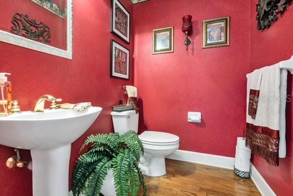 Bathroom, Interior, Wood Texture Flooring