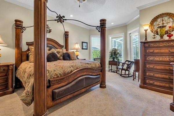 Bedroom, Interior, Recessed Lighting