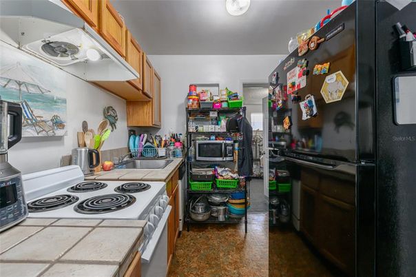 Interior, Kitchen, Tile Countertops