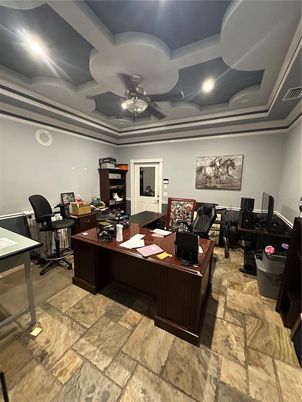 Home Office, Interior, Recessed Lighting