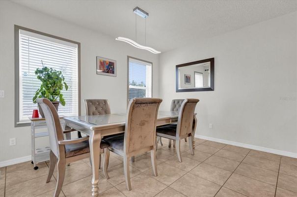 Dining room, Interior, Pendant Lights