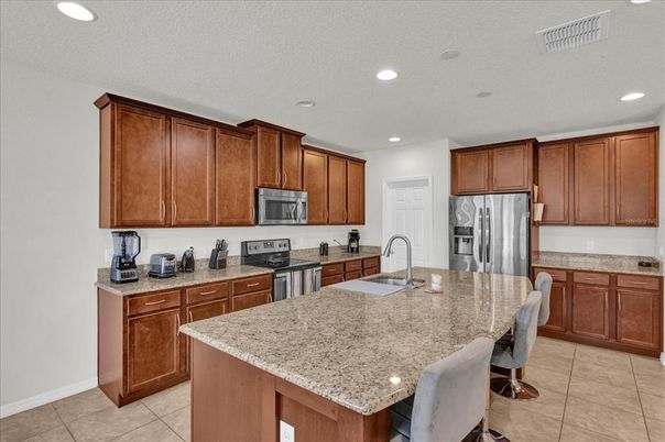 Interior, Kitchen, Recessed Lighting, Stainless Steel Appliances