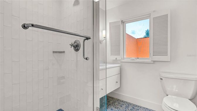 Bathroom, Glass Shower, Interior