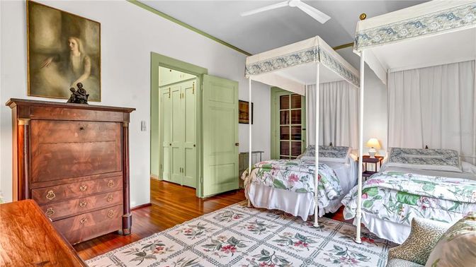Bedroom, Interior, Wood Texture Flooring
