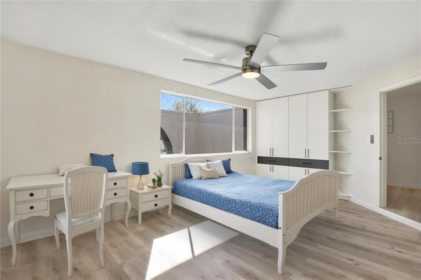Bedroom, Home Office, Interior, Wood Texture Flooring