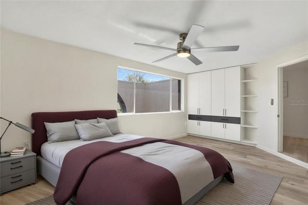 Bedroom, Interior, Wood Texture Flooring