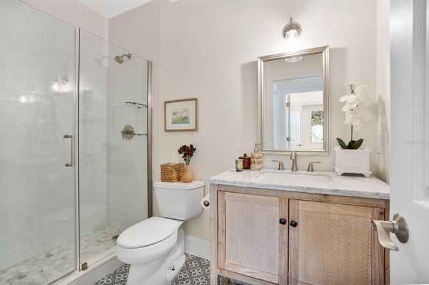 Bathroom, Glass Shower, Interior