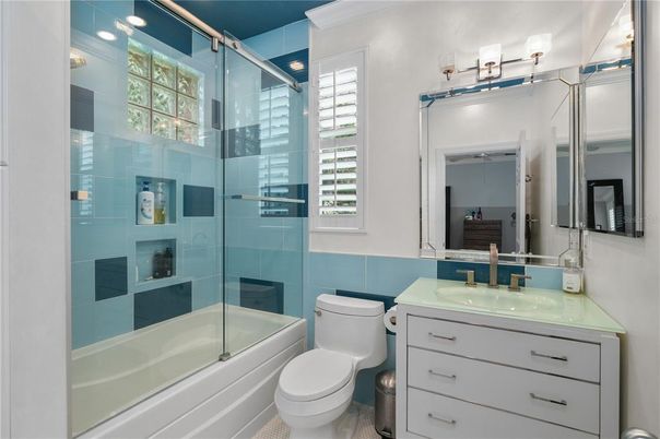 Bathroom, Glass Shower, Interior