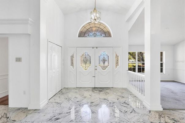 Interior, Marble, Pendant Lights