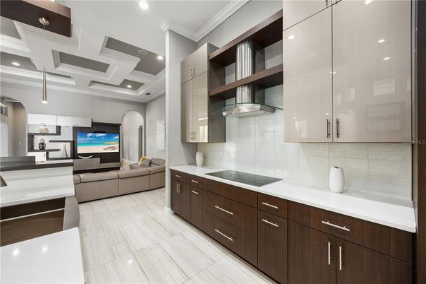 Interior, Kitchen, Living room, Pendant Lights, Recessed Lighting