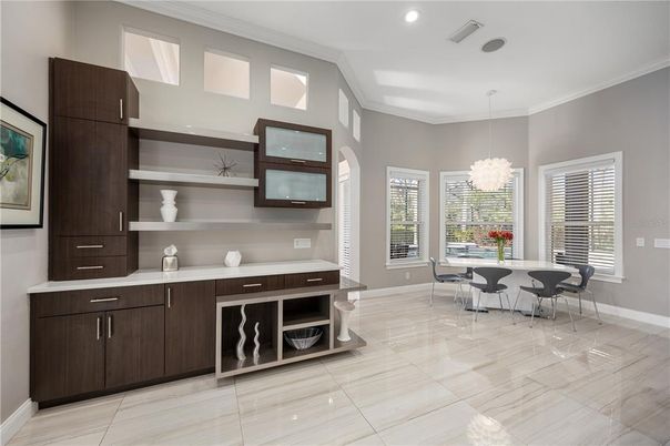 Chandelier, Dining room, Interior, Recessed Lighting