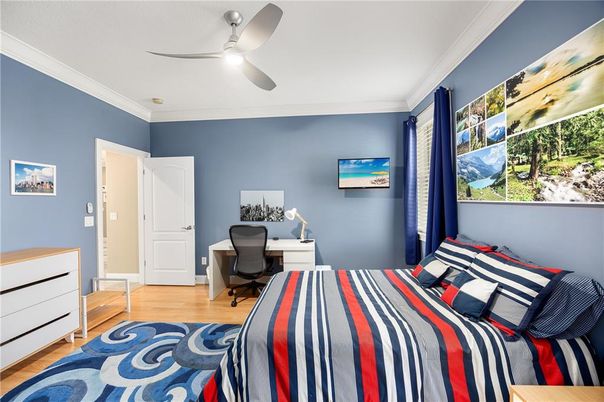 Bedroom, Home Office, Interior, Wood Texture Flooring