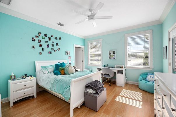 Bedroom, Home Office, Interior, Wood Texture Flooring