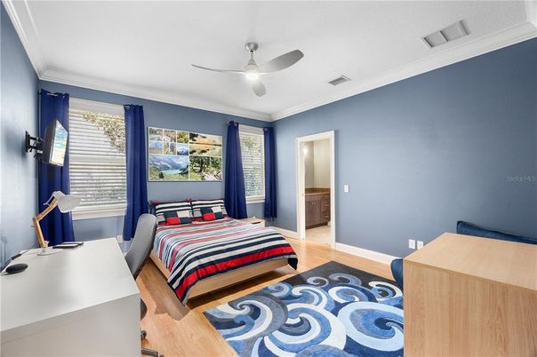 Bedroom, Home Office, Interior, Wood Texture Flooring