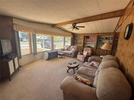 Interior, Living room, Wooden Beams, Wooden Walls