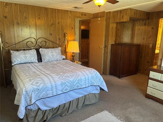 Bedroom, Interior, Wooden Walls