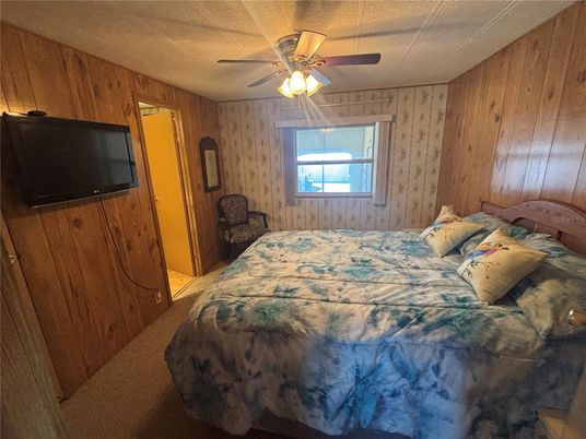 Bedroom, Interior, Wooden Walls