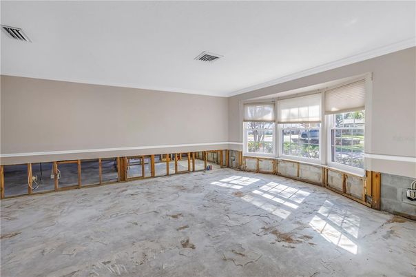 Empty room, Interior