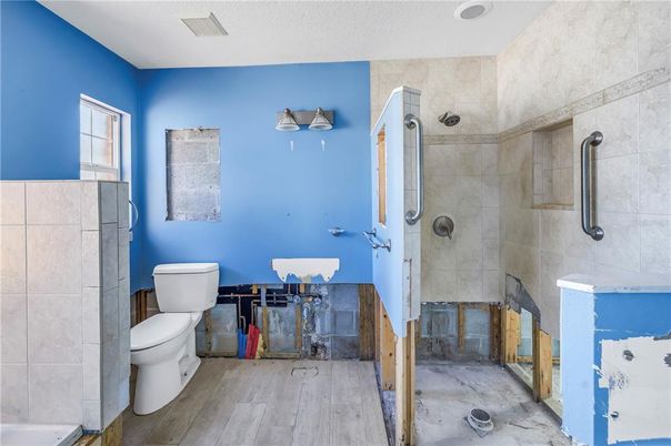 Bathroom, Interior, Wood Texture Flooring