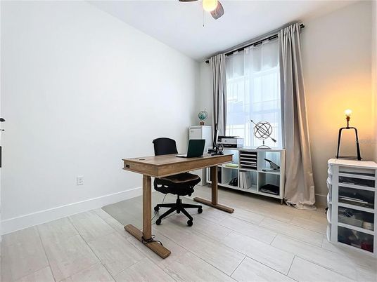Home Office, Interior, Wood Texture Flooring