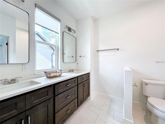 Bathroom, Dual Sink Vanities, Interior, Marble