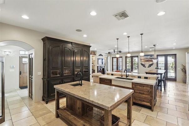 Interior, Kitchen, Pendant Lights, Recessed Lighting