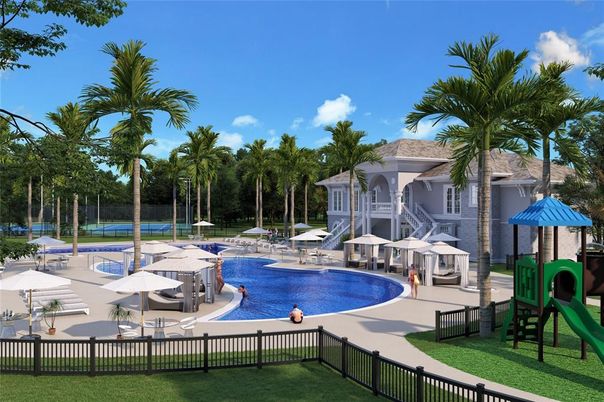 Exterior, Playground, Pool