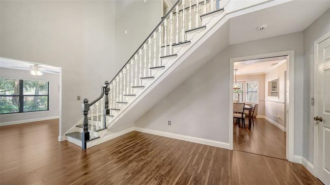 Dining room, Interior, Wood Texture Flooring