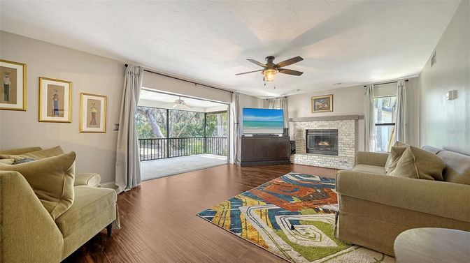 Fireplace, Interior, Living room, Wood Texture Flooring