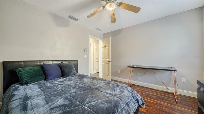 Bedroom, Interior, Wood Texture Flooring