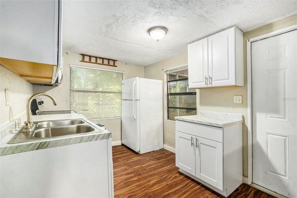 Interior, Kitchen, Wood Texture Flooring