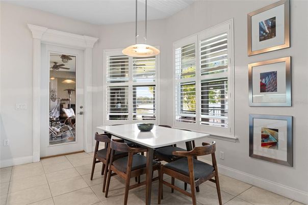Dining room, Interior, Pendant Lights