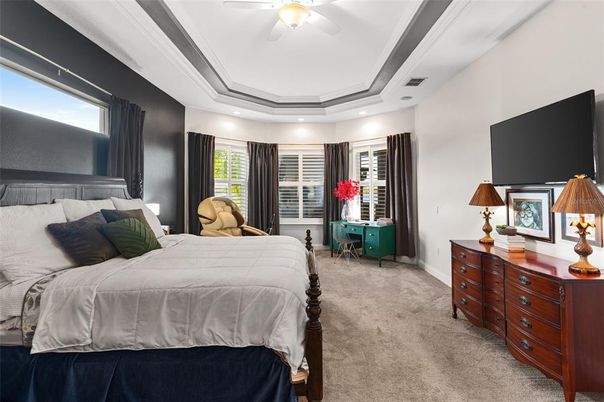 Bedroom, Interior, Recessed Lighting