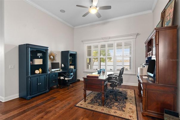 Home Office, Interior, Wood Texture Flooring