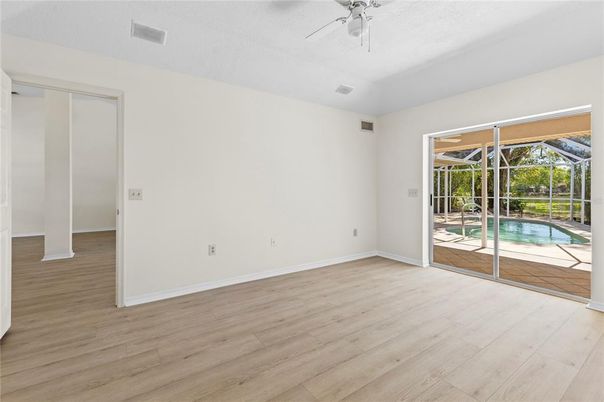 Empty room, Interior, Wood Texture Flooring