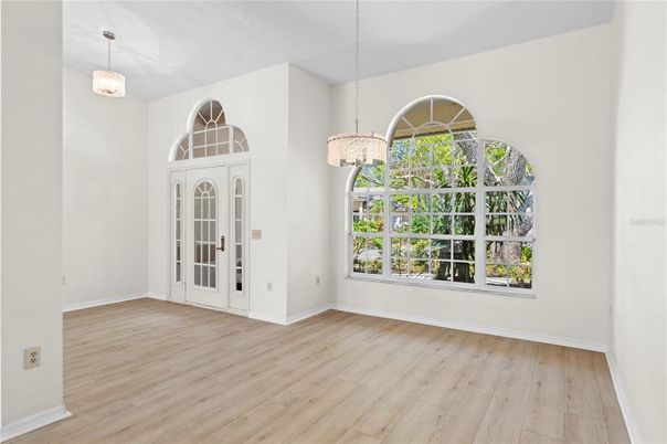 Chandelier, Interior, Pendant Lights, Wood Texture Flooring