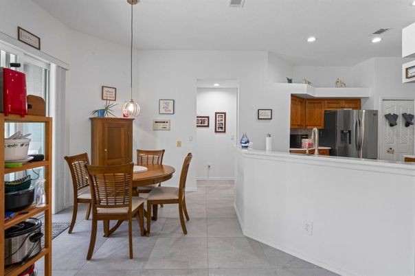 Dining room, Interior, Kitchen, Pendant Lights, Recessed Lighting