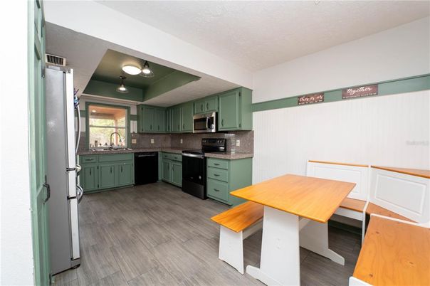 Dining room, Interior, Kitchen, Wood Texture Flooring